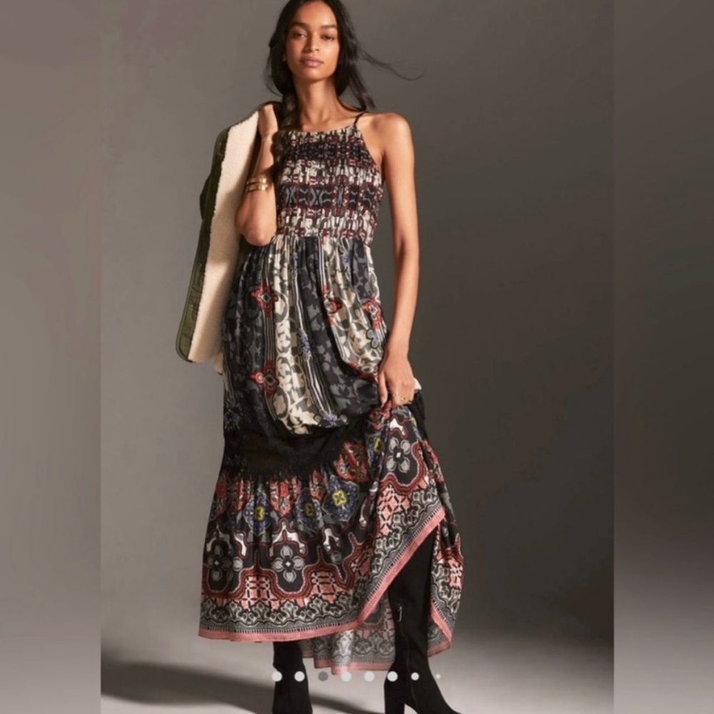 Anthropologie Bhanuni by Jyoti Bohemian‎ Maxi dress size 8